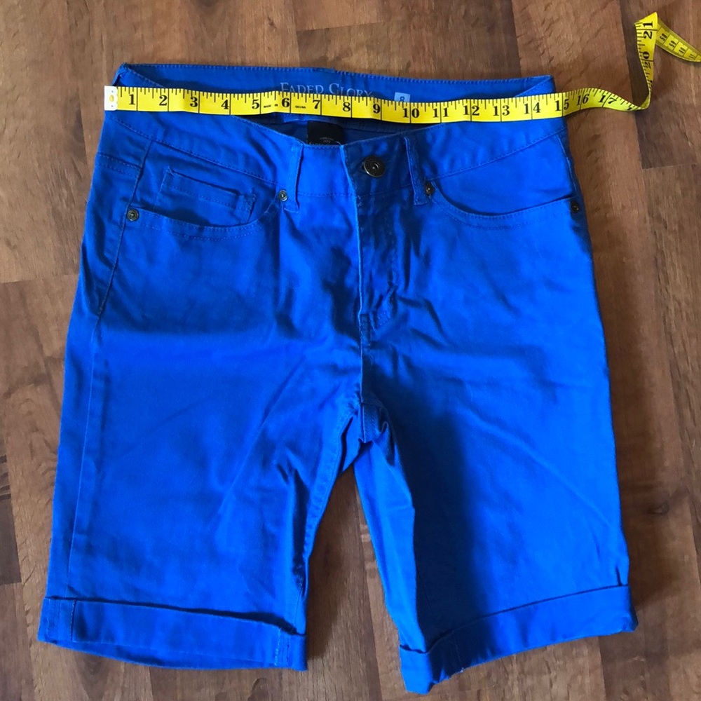 Blue Bermuda Shorts